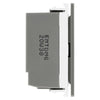 BG Nexus Brushed Steel Double Master Touch Dimmer Switch Grey Inserts NBSTDM2G