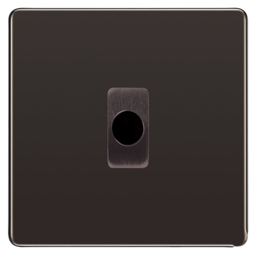 BG Nexus Screwless Black Nickel FBNFLEX Flex Outlet Socket