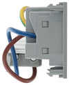 BG EMKYSWSG Euro Module 13A DP Key Controlled Switched Socket - Grey