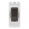 BG RRTDBN Black Nickel 20 Amp Double Pole Appliance Grid Switch Labelled Tumble Dryer