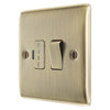 BG Nexus Antique Brass 13A Switched Fused Connection Unit NAB50 with 35mm Steel Back Box