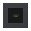 BG Evolve Matt Grey PCDMGHDMI1B 1 Gang Single HDMI Socket