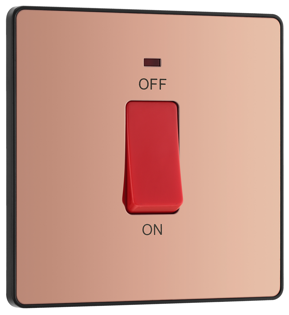 BG Evolve PCDCP74B Polished Copper 45A 2 Pole LED Switch ...– The ...