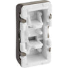 BG RRFFBN Nexus Grid Black Nickel 'FRIDGE FREEZER' Rocker