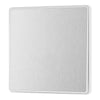 BG Evolve Brushed Steel 2 Way Single Edge to Edge Rocker Switch PCDBS12EW with 35mm Steel Back Box