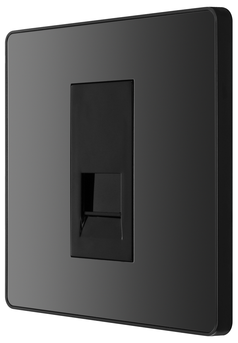 BG PCDBCBTS1B Black Chrome Evolve 1 Gang Secondary Teleph...– The ...