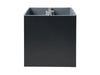 Corby Sheffield Metal Dual Recycling Bin with Plastic Inserts in Black