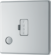 FPC55 Front - This 13A fused and unswitched connection unit from British General provides an outlet from the mains containing the fuse ideal for spur circuits and hardwired appliances.