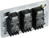 FBS83 Back - This trailing edge triple dimmer switch from British General allows you to control your light levels and set the mood. The intelligent electronic circuit monitors the connected load and provides a soft-start with protection against thermal.