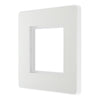 BG Evolve Pearl White 45W USB Wall Socket Euro Module USB-A & C - Black Insert