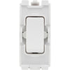 BG R12C Nexus Grid White 20A 20AX 2 Way 1 Pole Centre-Off Switch Module