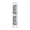 BG 848 Moulded Round Edge | White | 2 Gang 10A 2 Way Architrave Switch