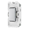 BG RBS14C Nexus Grid Brushed Steel 20AX 2 Way Centre-Off Retractive Switch Module