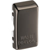 BG RRWDISBN Nexus Grid Black Nickel 'WASTE DISPOSAL' Rocker