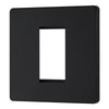 BG Evolve Matt Black 20AX 2 Way Emergency Lighting Test Key Switch - Key Included - Black Insert