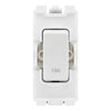 BG RRFNW White 20A DP Appliance Grid Switch Labelled Fan