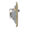 BG NAB69 Nexus Metal | Antique Brass | Quadplex 2x Satellite BT and Co-Axial Socket