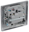  NBI50 Back - This switched and fused 13A connection unit from British General provides an outlet from the mains containing the fuse and is ideal for spur circuits and hardwired appliances.