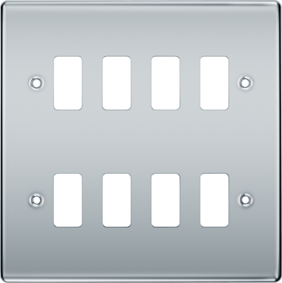 RNPC8 Front - The Grid modular range from British General allows you to build your own module configuration with a variety of combinations and finishes.