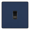 BG Evolve Matt Blue Custom Appliance Grid Switch 1 Gang Screwless