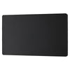 BG Evolve Matt Black Double Blank Plate PCDMB95B with 35mm Steel Back Box