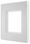 PCDBSEMS2W Side - The Euro Module range from British General combines plates and interchangeable modules so you can configure your own bespoke switches and sockets.