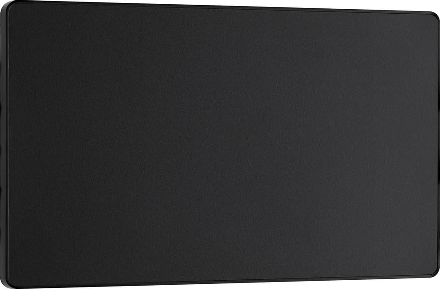 BG Evolve PCDMB95B Double Blank Plate - Matt Black (Black)
