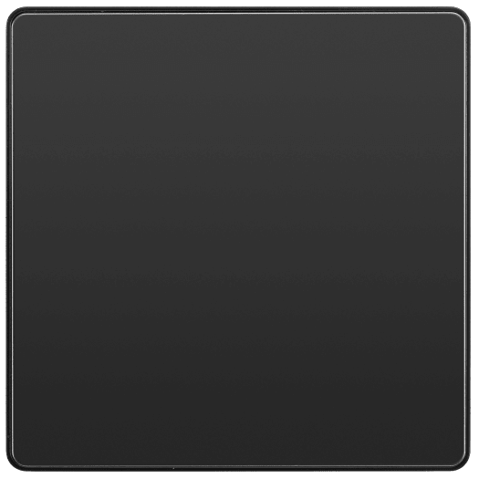BG Evolve PCDBC94B Single Blank Plate - Black Chrome (Black)