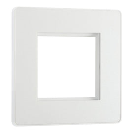 BG Evolve Pearl White 45W USB Wall Socket Euro Module USB-A & C - Black Insert