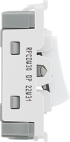 BG RPCDW30 Evolve Grid White 20A 20AX 2 Way 2 Pole Switch Module