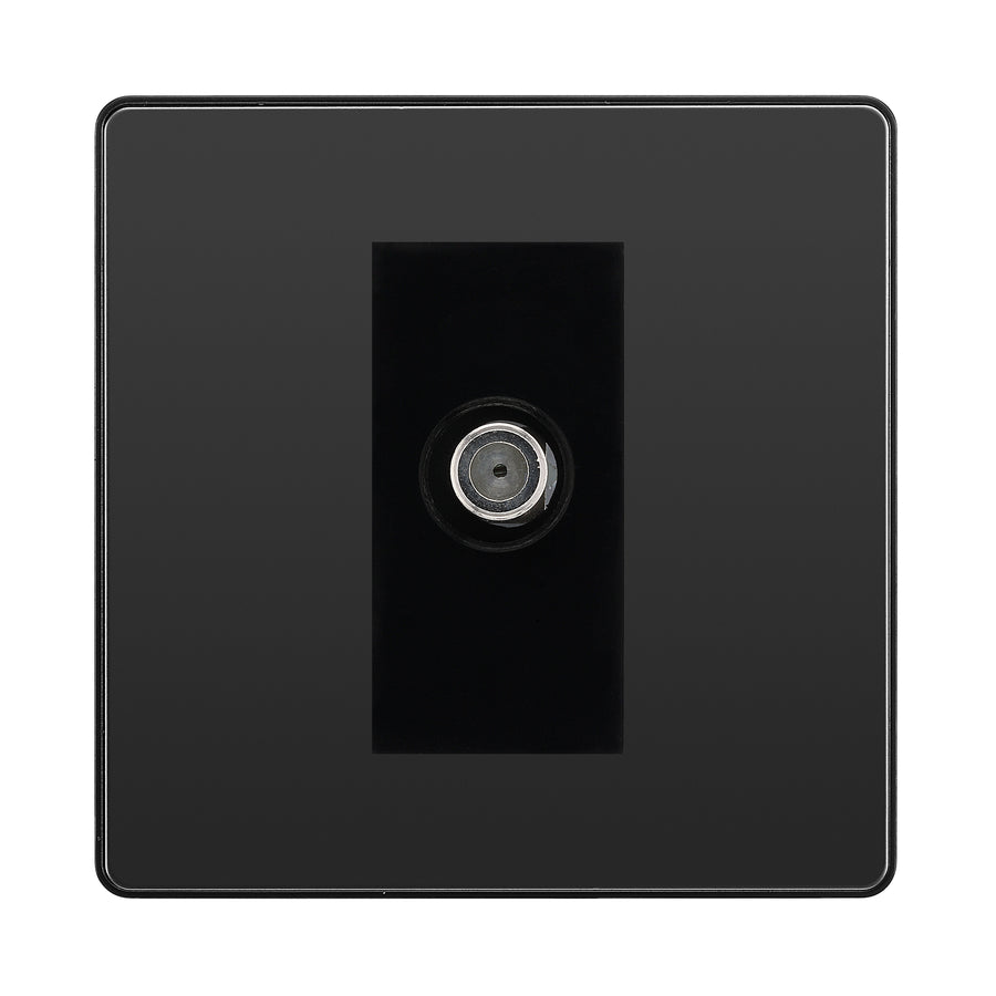 BG Evolve Black Chrome Satellite Socket PCDBC64B