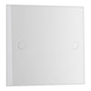 BG 954 Moulded Square Edge | White | 25A Bottom Entry Flex Outlet Plate