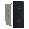 BG Nexus Polished Chrome Single Secondary Touch Dimmer Switch Black Insert