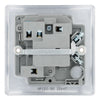 BG Nexus Metal Polished Chrome 13A Fused Connection Switched NPC50 with 25mm Steel Back Box