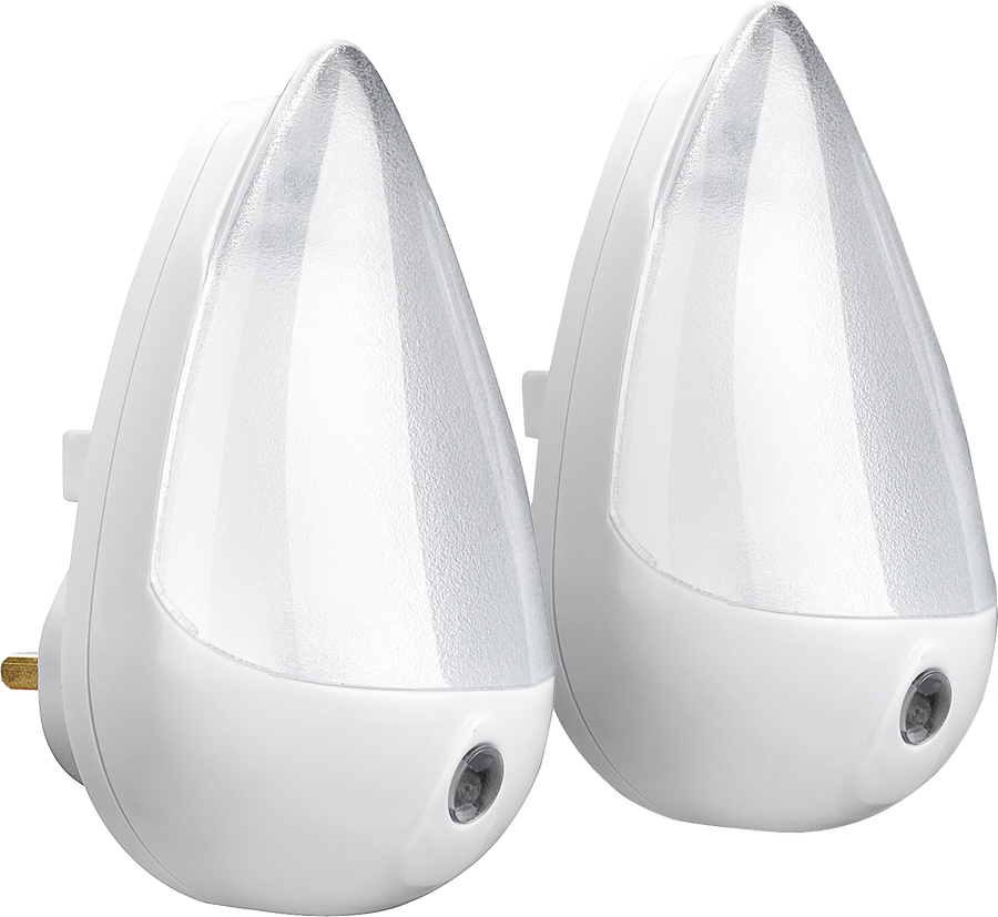 Masterplug NLTD/2 | Tear Drop Dusk Til Dawn Night Lights (2 pack)