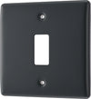 BG RPM1 Nexus Grid Part M | 1 Module Front Plate