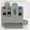 BG EM2ASW Euro Module 2A Round Pin Unswitched Socket - White