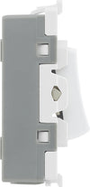 BG RPCDW15 Evolve Grid White 10A 3 Pole Fan Isolator Switch Module