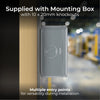 BG MC522 Metal Clad 13 Amp Double 2 Gang Switched Socket Twin Industrial Socket