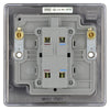 BG Nexus Black Nickel 20A 2 Pole Neon Switch NBN31 and 25mm Steel Back Box