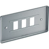 BG RMC3 Nexus Grid Metal Clad | 3 Module Front Plate