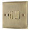 BG Nexus Antique Brass 13A Switched Fused Connection Unit NAB50 with 35mm Steel Back Box