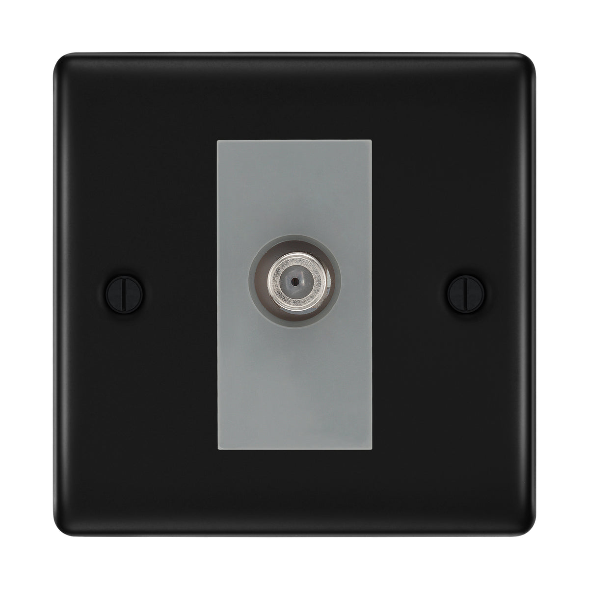BG Nexus Metal Matt Black Satellite Socket NFB64G – The Electrical Outlets