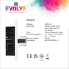 BG PCDBS82W Brushed Steel Evolve 2 Gang 200W Intelligent Trailing Edge Dimmer Switch - White Insert