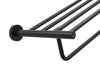 Corby Harrogate Towel Rail with Shelf in Black