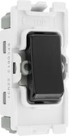 BG RPCDB13 Evolve Grid Black 20A 20AX Intermediate 1 Pole Switch Module