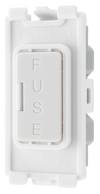 BG RFUSE Nexus Grid White 13A Fuse Holder Module