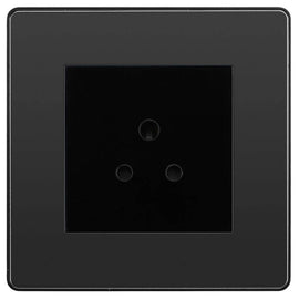 BG Evolve Black Chrome 2A Unswitched Socket PCDBC2AUSSB