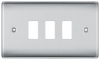 RNBS3 Front - The Grid modular range from British General allows you to build your own module configuration with a variety of combinations and finishes.