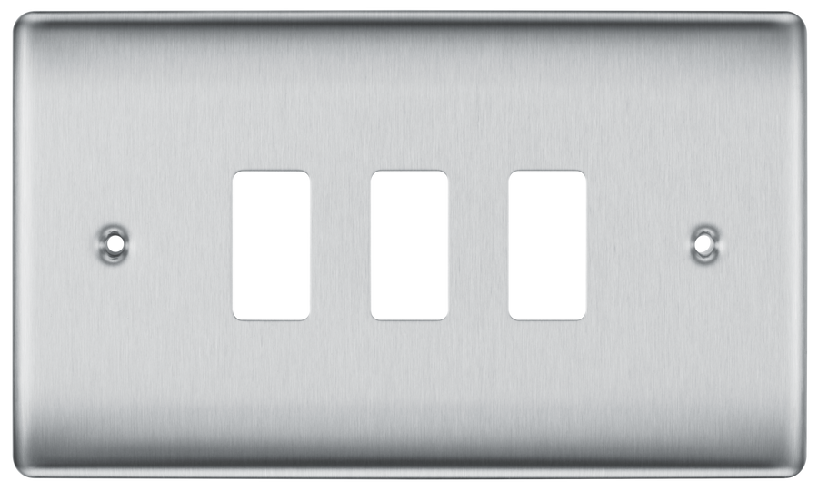 RNBS3 Front - The Grid modular range from British General allows you to build your own module configuration with a variety of combinations and finishes.